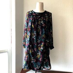 Ann Taylor dress floral short dress size XXS fall office career church court